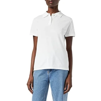 Afbeelding van Fruit of the Loom Ss092m Poloshirt voor dames, Wit.