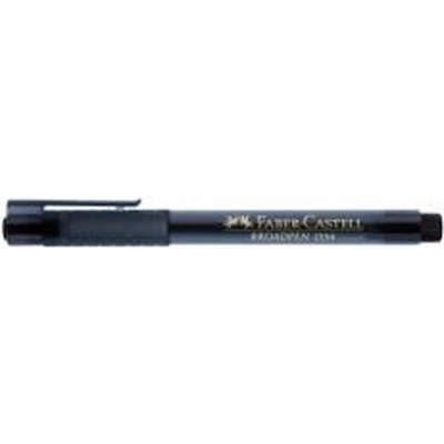 Afbeelding van Markeerstiften Faber Castell Broadpen Document Zwart (10 Stuks)