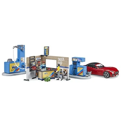 Afbeelding van Tankstation en car wash van Bruder