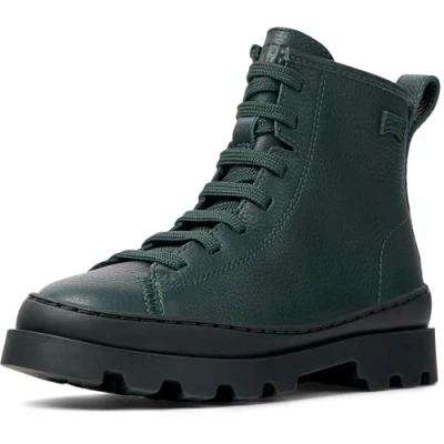 Afbeelding van Camper Brutus Veterboots, Dames, Maat: 29, Dunkelgrün Leer