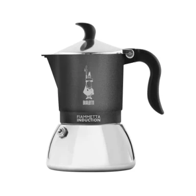 Afbeelding van Bialetti Fiammetta Induction koffiezetapparaat, aluminium, staal, grijs, 4 tassen