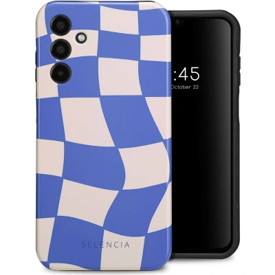 Afbeelding van Selencia Hoesje Geschikt voor Samsung Galaxy A15 (5G) / (4G) Vivid Backcover Groovy Sapphire Blue