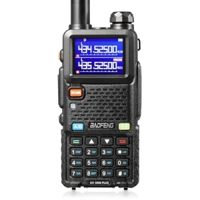 Afbeelding van BAOFENG UV 5RM Plus oplaadbare multiband walkietalkie met groot bereik, frequentiekopie, airband, 2500 mAh batterij
