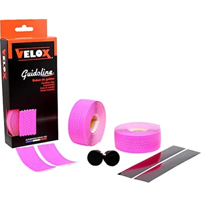 Afbeelding van Velox Stuurtape fluo geperforeerd roze (2st)