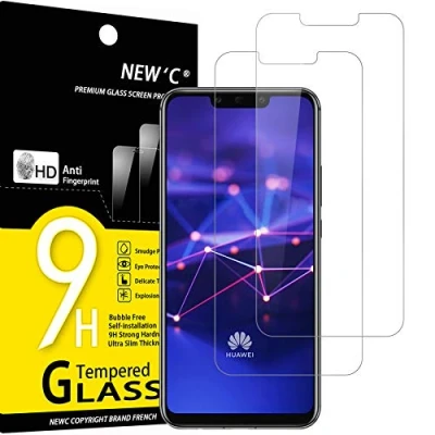Afbeelding van NEW&#039;C 2 Stuks, Screen Protector voor Huawei Mate 20 Lite, Honor Play, Gehard Glass Schermbeschermer Film 0.33 mm ultra transparant, resistent, anti kras, vingerafdrukken