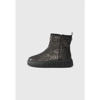 Afbeelding van Tamaris Snowboots, Dames, Maat: 40, Black/dark brown Schoenen