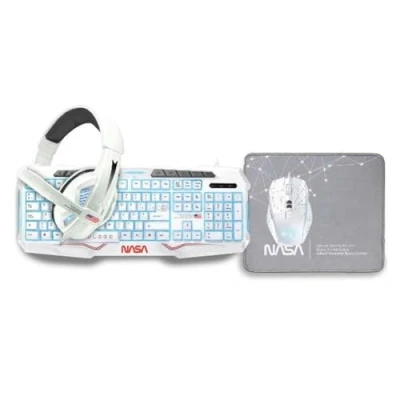 Afbeelding van Toetsenbord en muis NASA ANDROMEDA4IN1 W