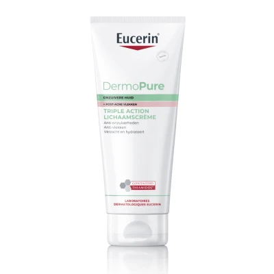 Afbeelding van Eucerin Dermo Pure Triple Action Lichaams Crème 200ml