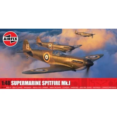 Afbeelding van Airfix 1/48 Supermarine Spitfire Mk.I Plastic modelbouw Schaal