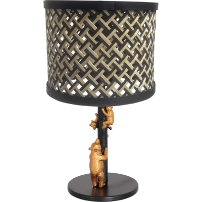 Afbeelding van Anne Lighting tafellamp Animaux zwart metaal 20 cm E27 fitting 3713ZW