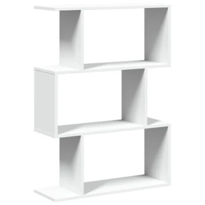 Image de vidaXL Étagère séparatrice de pièce à 3 niveaux blanc 70x24x97 cm858111