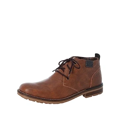 Afbeelding van Rieker Veterschoenen, Heren, Maat: 41, Nuss/river Imitatieleer/ textiel