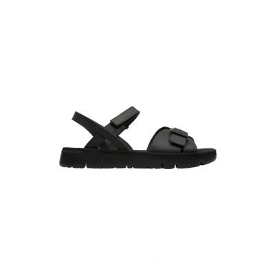Afbeelding van Camper Sandalen met plateauzool, Dames, Maat: 37, Black Leer