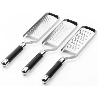 Afbeelding van Laguiole Style de Vie Premium Line Raspen set 3 delig Zwart