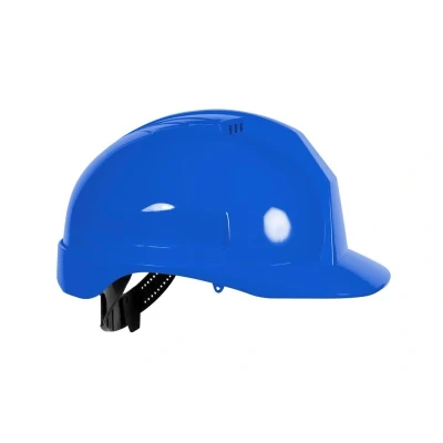 Afbeelding van 4tecx Helm polyetheen 6 punts plastic binnenwerk blauw