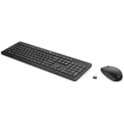Afbeelding van Toetsenbord + muis HP 235 draadloos Qwerty zwart
