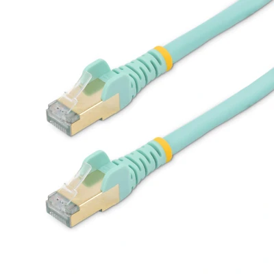 Afbeelding van StarTech 0,5 meter CAT6A 10 Gigabit Netwerkkabel aqua