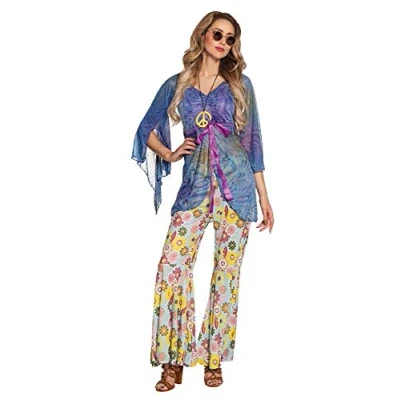Afbeelding van Boland Kostuum Flower woman (36/38) Volwassenen Hippie 60&#039;s &amp; 70&#039;s Power