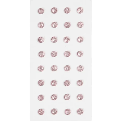 Afbeelding van Happy Moments Strasstenen Roze 8 Mm 32 Stuks
