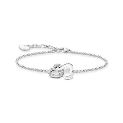 Afbeelding van Thomas Sabo Damesarmband 925 Sterling zilver A2163 051 14 L19V, zilver, Kubieke zirkonia