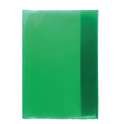 Image de HERMA 19604 Lot de 10 protège cahiers A4 vert transparent en film polypropylène résistant, lavable et extra épais, pour d&#039;école, colorés