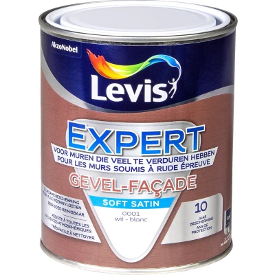 Afbeelding van Levis Expert gevelverf zijdeglans 1l wit