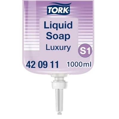 Afbeelding van Tork Luxury S1 vloeibare zeep, bloemengeur, 1000 ml, 420911