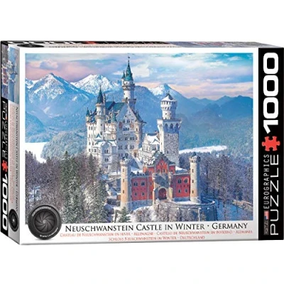 Afbeelding van Eurographics Neuschwanstein Puzzel voor kinderen, Maat: One Size, Multi coloured