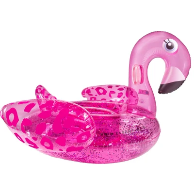 Afbeelding van Swim Essentials Luchtbed Neon Panterprint Flamingo 150 cm