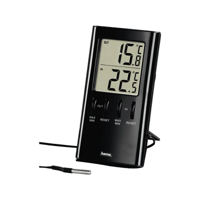 Afbeelding van Hama Lcd Thermometer T 350 Zwart