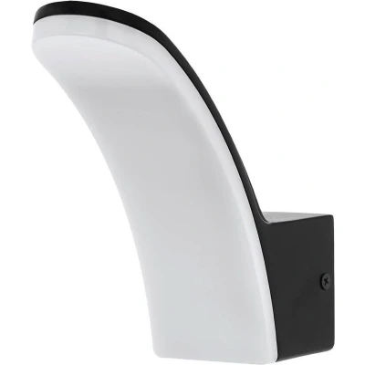 Afbeelding van EGLO LED buitenwandlamp Fiumicino 11 W zwart