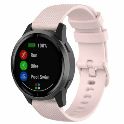 Afbeelding van Garmin Vivoactive 5 / 3 Sportband met motief Lichtroze