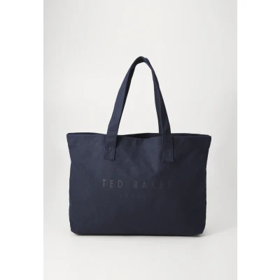 Afbeelding van Ted Baker Lukkee Canvas strandtas voor heren, Navy Blauw