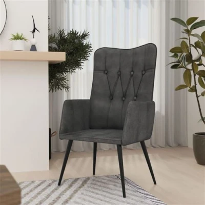 Afbeelding van Fauteuil canvas zwart