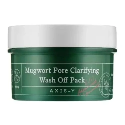 Afbeelding van AXIS Y Mugwort PORE Clarifying WASH OFF PACK Masker, Maat: 100 ml,