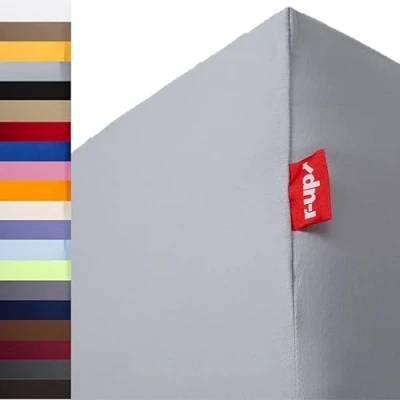 Afbeelding van r up Past Hoeslaken 180x200 200x220 tot 35cm hoogte vele kleuren 100% katoen 130g / m2 Öko Tex 100 stressvrij
