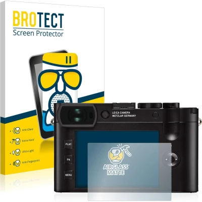 Afbeelding van BROTECT Screenprotector voor Leica Q2 Folie Beschermfolie Beschermglas matte