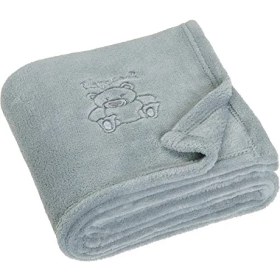 Image de Playshoes couverture polaire ours 100 x 150 cm gris