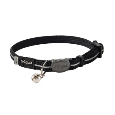 Afbeelding van Rogz Kattenhalsband AlleyCat Zwart