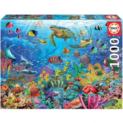 Afbeelding van Puzzel Educa Turtles in Paradise 1000 pcs