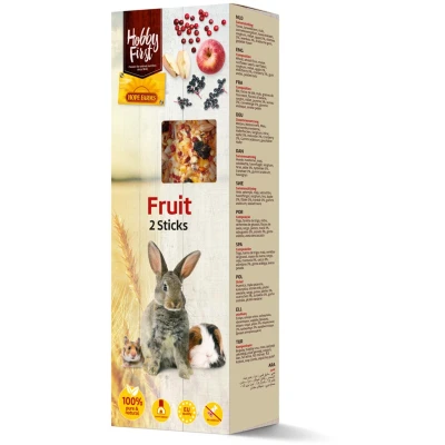 Afbeelding van Hobbyfirst Hope Farms Sticks Fruit Knaagdiersnack 7x20.2x3.5 cm 2x55 g M