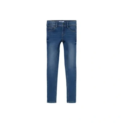 Afbeelding van Name it Nkfpolly Dnmtax PANT Jeans Skinny Fit voor kinderen, Maat: 104, Medium blue denim