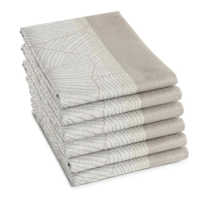 Afbeelding van DDDDD Barrier 6x Theedoeken Set van 6 stuks 60x65cm Wit