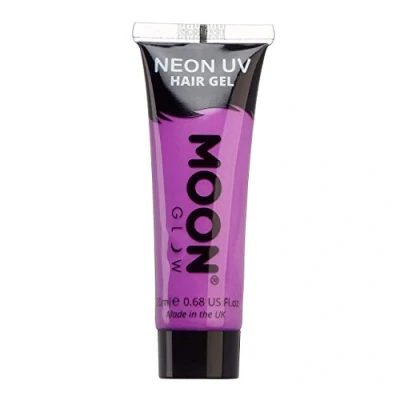 Afbeelding van Moon Glow Neon UV Gel 20 ml Intens Paars Tijdelijke Haarverf Spike and Glow!