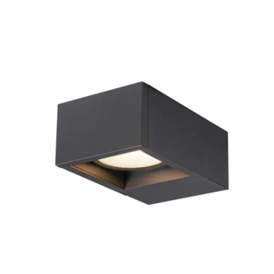 Image de Applique extérieure ESKINA FRAME, simple, anthracite, LED, 15W, 3000/4000K, IP65, interrupteur CCT