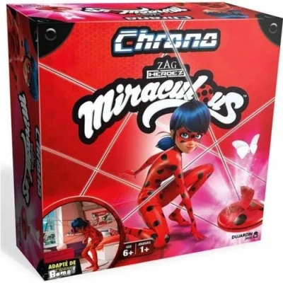 Afbeelding van Dujardin Chrono Miraculous Gezelschapsspel Vermijd lasers om de bom onschadelijk te maken Speel alleen of met vrienden kind 1 speler en ouder vanaf 6 jaar