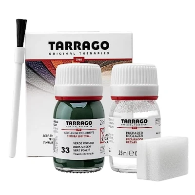 Afbeelding van Tarrago leerverf 033 donkergroen