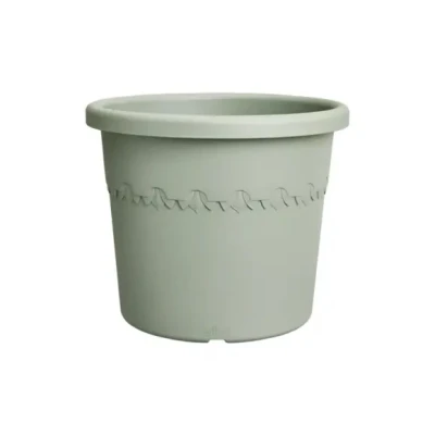 Afbeelding van Elho Algarve Cilindro 48 Bloempot voor Buiten 100% Gerecycled Plastic Ø x H 29 cm Tijmgroen