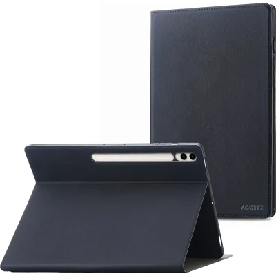 Afbeelding van Accezz Tablet Hoes Geschikt voor Samsung Galaxy Tab S9 Plus / FE Classic Case Zwart