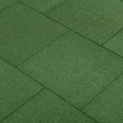 Afbeelding van Valtegels 12 st 50x50x3 cm rubber groen